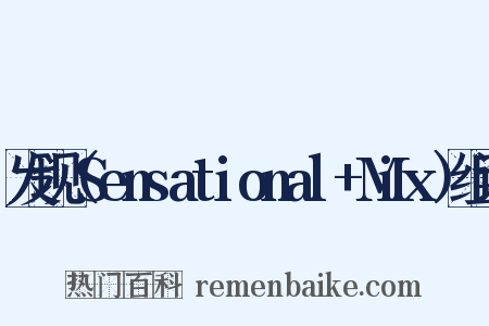 发现（Sensational+Mix）组词是什么意思的图片